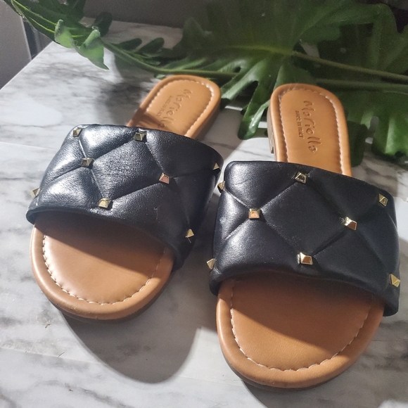 Mariella slide sandalsade in Italy - Picture 1 of 3